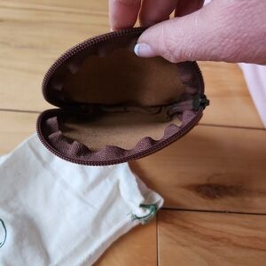 Roots Brown Coin Pouch